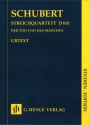Der Tod und das M�dchen Streichquartett d-Moll D810 Studien Edition