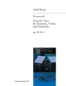 Deutsche T�nze op.26,3 f�r Klarinette, Violine und Violoncello Partitur und Stimmen