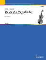 Deutsche Volkslieder f�r 2 Violinen Spielpartitur