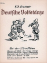 Deutsche Volkst�nze Band 1 f�r 1-2 Blockfl�ten (SA) Partitur