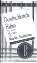 Deutschlands Ruhm:  f�r Blasorchester