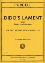 Dido's Lament for 2 violins, viola and violoncello score and parts