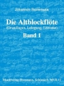 Die Altblockfl�te Band 1 Grundlagen, Lehrgang, Literatur Barocke Griffweise, leicht