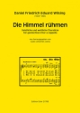 Die Himmel r�hmen f�r gem Chor a cappella Partitur