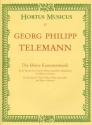 Die kleine Kammermusik f�r Violine und Bc