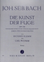 Die Kunst der Fuge BWV1080 f�r Streichquartett (Streichorchester) Partitur
