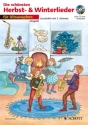 Die sch�nsten Herbst- und Winterlieder (+CD) f�r 1-2 Altsaxophone Spielpartitur