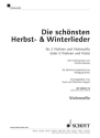 Die sch�nsten Herbst- und Winterlieder f�r 2 Violinen und Violoncello Violoncello
