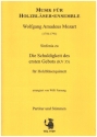 Die Schuldigkeit des ersten Gebots (KV 35) f�r Fl�te, Oboe, Klarinette in Bb, Horn in F und Fagott Partitur und Stimmen