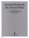 Die schwarze Maske Oper in einem Akt Klavierauszug