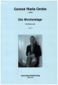 Die Wochentage f�r Klavier