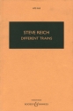 Different Trains for string quartet and pre-recorded tape study score