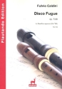 Disco Fugue op.73b f�r 4 Blockfl�ten (S(A)TBB) Partitur und Stimmen