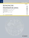 Divertimenti da camera Band 1 f�r Alt-Blockfl�te (Violine, Fl�te, Oboe) und Basso continuo (Klavier)