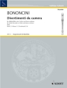 Divertimenti da camera Band 3 (Nr.5-6) f�r Altblockfl�te (Violine, Fl�te, Oboe) und bc