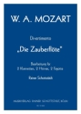 Divertimento aus Die Zauberfl�te f�r 2 Klarinetten, 2 H�rner und 2 Fagotte Partitur und Stimmen