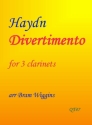 Divertimento for 3 clarinets score and parts