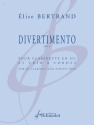 Divertimento op.15 pour clarinette et trio � cordes partition et parties