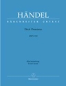 Dixit Dominus HWV232 f�r Soli, gem Chor und Streichorchester Klavierauszug