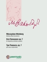 Drei Romanzen op.7 f�r Singstimme und Klavier (russisch)