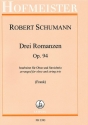 Drei Romanzen op. 94 f�r Oboe und Streichtrio Partitur und Stimmen
