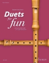 Duets for Fun f�r 2 Sopranblockfl�ten Spielpartitur