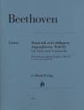Duett mit zwei obligaten Augengl�sern WoO32 f�r Viola und Violoncello Stimmen