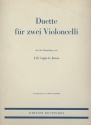 Duette aus der Sammlung von J.B. Cupis le Jeune f�r 2 Violoncelli Spielpartitur