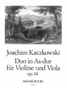 Duo As-Dur op.14 f�r Violine und Viola Stimmen