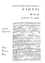 Duo c-Moll op.29,3 f�r 2 Violinen (Violine und Viola) Stimmen