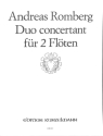 Duo concertant op.62,2 f�r 2 Fl�ten Spielpartitur