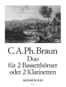 Duo f�r 2 Bassetth�rner (2 Klarinetten) Stimmen