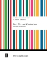 Duo f�r 2 Klarinetten Spielpartitur