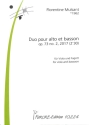 Duo op.73,2 pour alto et basson partition et partie