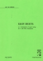 Easy Duets for 2 instruments of equal tuning and c and b flat instruments score