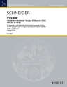 ED22871 Pavane f�r Altsaxophon Englischhorn) und 4 Saxophone (SATBar) Partitur und Stimmen