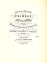 Eglogue op.3 f�r Klavier