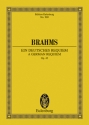 Ein deutsches Requiem op.45 f�r Soli, Chor und Orchester Studienpartitur