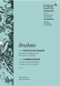 Ein Deutsches Requiem op.45 f�r Soli, gem Chor und Orchester Klavierauszug