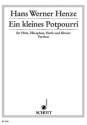 Ein kleines Potpourri f�r Fl�te, Vibraphon, Harfe und Klavier Partitur und Stimmen