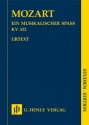 Ein musikalischer Spa� KV522 f�r 2 H�rner, 2 Violinen, Viola und Bass Studienpartitur