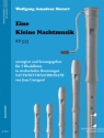 Eine kleine Nachtmusik KV525 f�r 5 Blockfl�ten Partitur