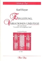 Einleitung, Variation und Fuge �ber Jerusalem du hochgebaute Stadt f�r Orgel