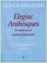 Elegiac Arabesques op.26a for cor anglais and clarinet