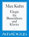 ELEGIE FUER BASSETTHORN UND KLAVIER      (1965) STALDER, H.R., ED.