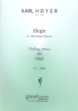 Elegie f�r Violine (Fl�te) und Orgel