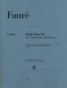 �l�gie op.24 f�r Violoncello und Klavier