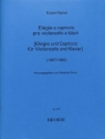 Elegie und Capriccio f�r Violoncello und Klavier