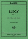 Elegy op.24 for viola and piano