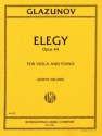 Elegy op.44 for viola and piano